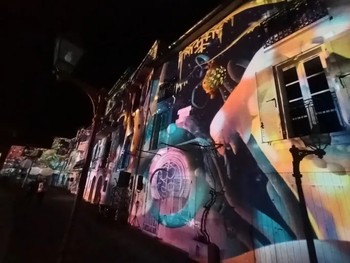 Vidéo-Mapping de Noël à Martigues