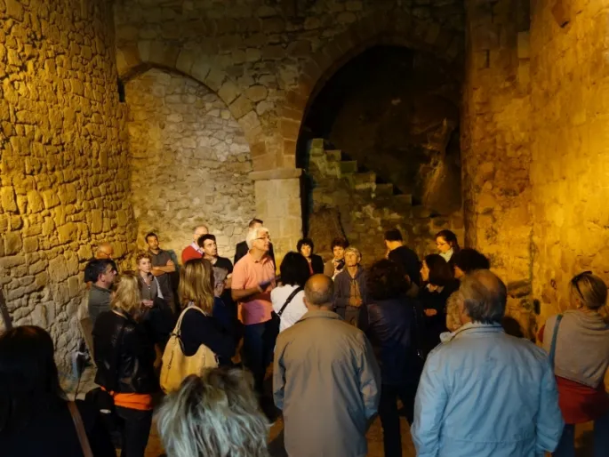 Visite de caves souterraines à Bazas