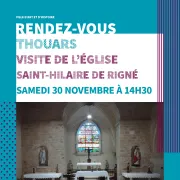 Visite de l'église Saint-Hilaire de Rigné