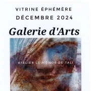 Vitrine éphémère : galerie d'arts Atelier Le monde de Tali