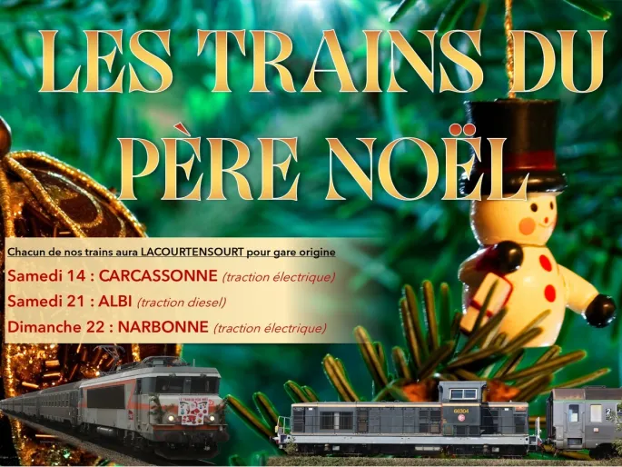 Voyage En Train à La Rencontre Du Père Noël