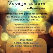 VOYAGE SONORE à Meyrargues en mars