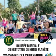 World Cleanup day : journée mondiale du nettoyage de notre planète