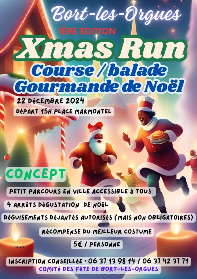 Xmas Run course/balade gourmande de Noël