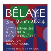 XXXVèmes Rencontres de Violoncelle de Bélaye : Concert du mercredi