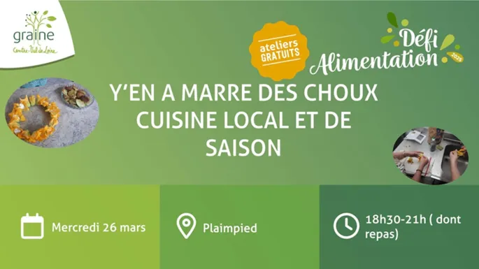 Y en a marre des choux Atelier cuisine local et de saison