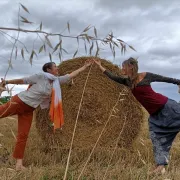 Yoga au lac - en anglais