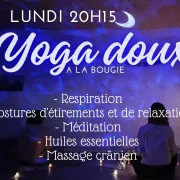 Yoga doux à la bougie